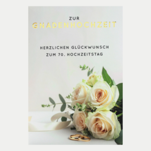 Gnadenhochzeit Rosenmotiv