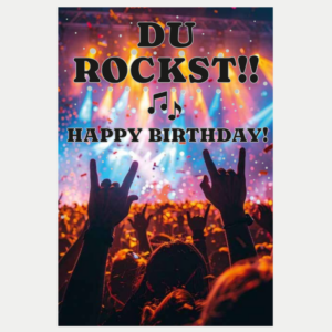 Geburtstag Rockkonzert Musik Konzert