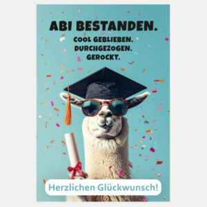 Hauptbild Abikarte Lama