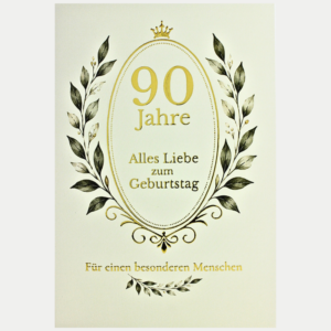 90 Geburtstag