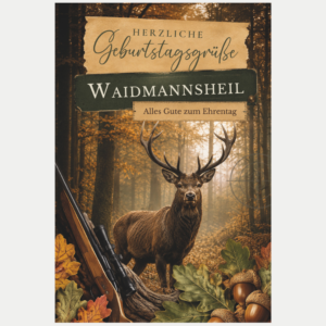 Waidmansheil geburtstagskarte