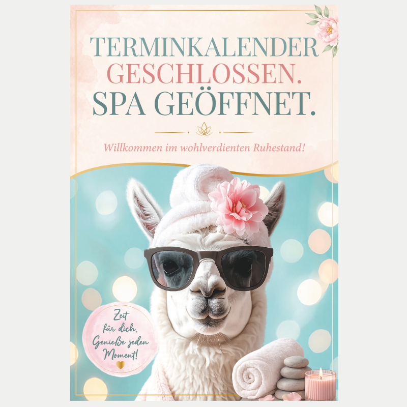 Frauen Karte Rente Wellness