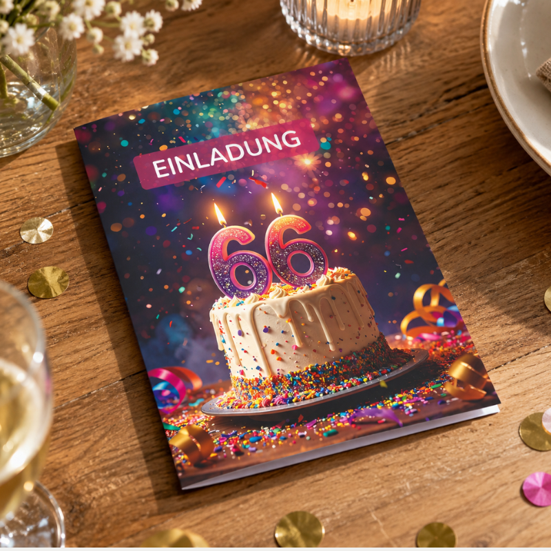 Einladung zum 66 Geburtstag