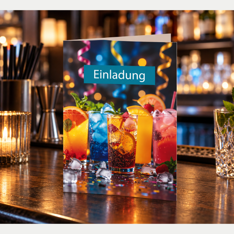 Einladung Cocktail